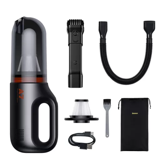 Автомобильный пылесос Baseus A7 Cordless Car Vacuum Cleaner Dark Gray (VCAQ020013)