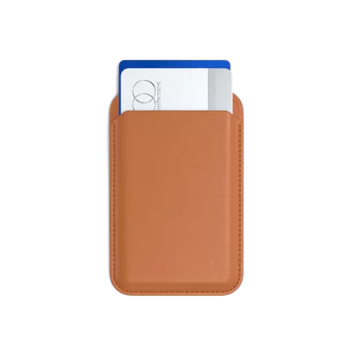 Шкіряний чохол-гаманець з підставкою Satechi Vegan-Leather Magnetic Wallet Stand Orange (ST-VLWO)