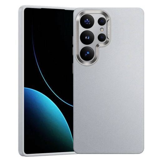 Чехол с экокожи Benks VitaPro Pearl Gray для Samsung Galaxy S25 Ultra