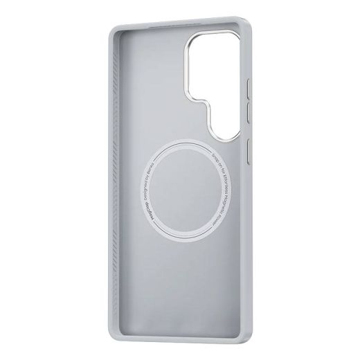 Чехол с экокожи Benks VitaPro Pearl Gray для Samsung Galaxy S25 Ultra
