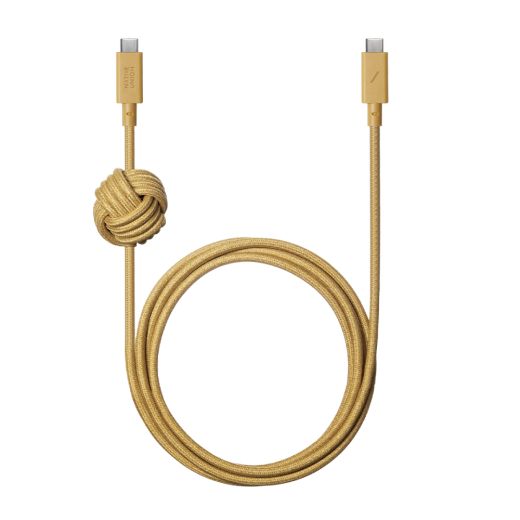 Кабель Native Union Anchor Cable USB-C to USB-C 240W 3 метра Kraft (ACABLE-C-KFT-NP)