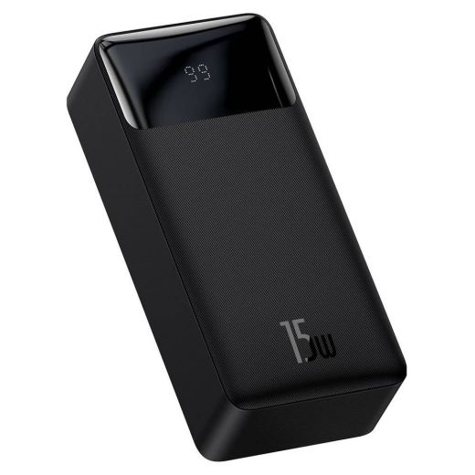 Повербанк (внешний аккумулятор) Baseus Bipow Digital Display 30000mAh 15W Black (PPDML-K01) открытая упаковка.