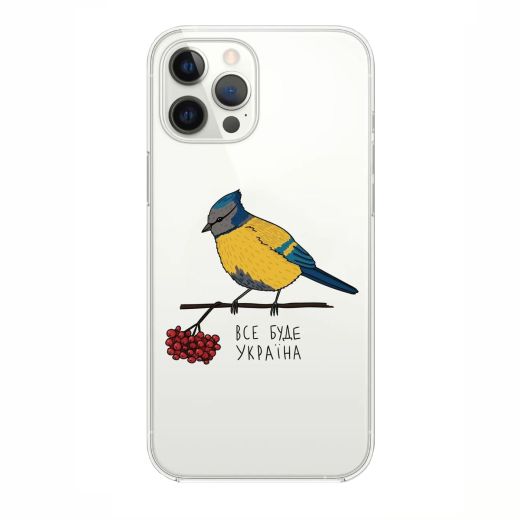 Чохол Oriental Case Все буде Україна Clear для iPhone 14 Pro