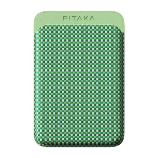 Магнітний гаманець Pitaka Magnetic Woven Wallet Forest Green
