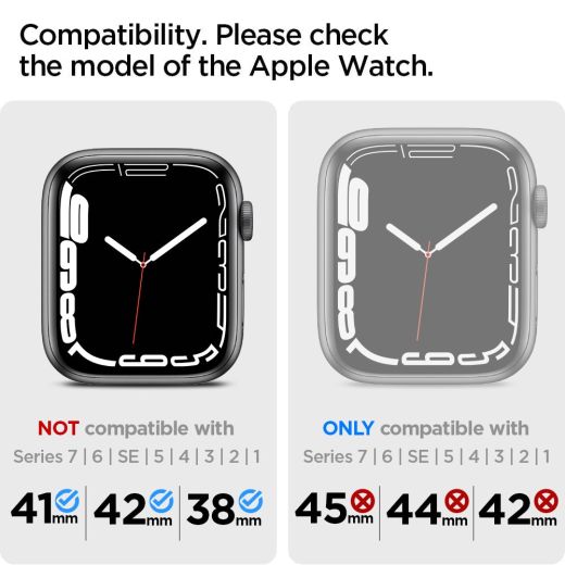 Ремешок Spigen Lite Fit Black для Apple Watch 42mm | 41mm | 40mm | 38mm (AMP02290)