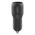 Автомобильное зарядное устройство Belkin Car Charger (18W) Power Delivery Port USB-C, (12W) USB-A, Black (F7U100btBLK)