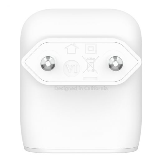 Мережевий ЗП Belkin Home Charger (18W) Power Delivery Port USB-C - Lightning 1.2м, White (F7U096VF04-WHT)