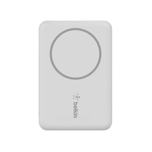 Павербанк (Зовнішній акумулятор) Belkin Wireless Power Bank MagSafe 2500mAh White (BPD002btWH)