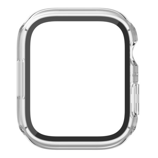 Бампер з захисним склом Belkin TemperedCurve 2-in-1 Treated Screen Protector + Bumper White для Apple Watch 9 | 8 | 7   45mm