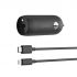 Автомобильное зарядное устройство Belkin Car Charger (18W) Power Delivery Port USB-C - Lightning 1.2м, Black (F7U099bt04-BLK)