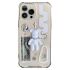 Чехол JV.CASE White B для iPhone 14 Pro