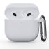 Чехол с карабином CasePro Case White для AirPods 4 Чехол с карабином CasePro Case White для AirPods 4