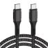 Кабель WIWU F20 PD Series USB-C to USB-C 2m Black