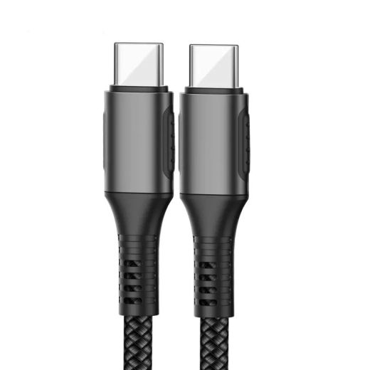 Кабель WIWU F20 PD Series USB-C to USB-C 2m Black