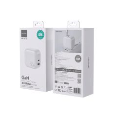 Сетевое зарядное устройство WK Design Charger 65W GaN White (WP-U113-WH)