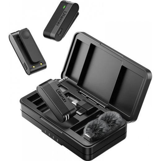 Беспроводная микрофонная система Ulanzi Vijim A100 Wireless Lavalier Microphone Type C Black (UV-A014)