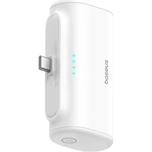 Повербанк Baseus Compact Fast Charging Power Bank Type-C Edition 5000mAh 20W White (P10068306213-00)