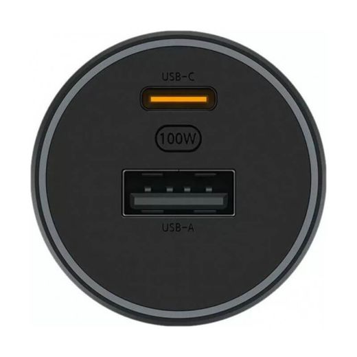 Автомобильное зарядное устройство Xiaomi 100W Car CN Black