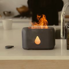 Увлажнитель воздуха Xiaomi Mijia Dark Grey с эффектом пламени