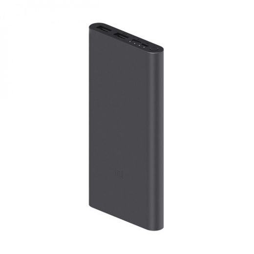 Повербанк (внешний аккумулятор) Xiaomi Mi Power Bank 3 10000 mAh 2xUSB 18W Fast Charge PLM13ZM Black (VXN4274GL/VXN4260CN)