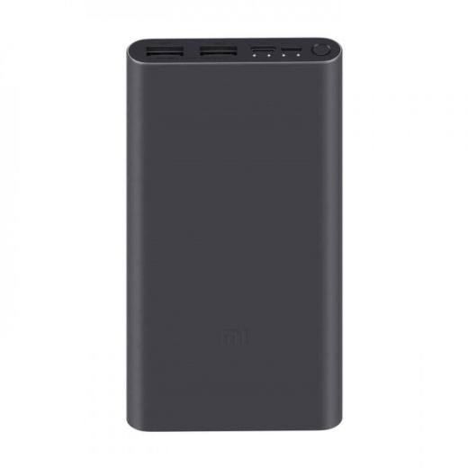 Повербанк (внешний аккумулятор) Xiaomi Mi Power Bank 3 10000 mAh 2xUSB 18W Fast Charge PLM13ZM Black (VXN4274GL/VXN4260CN)