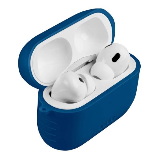 Чехол с карабином Laut POD Ocean Blue для AirPods Pro 2nd Gen (L_APP2_POD_BL)