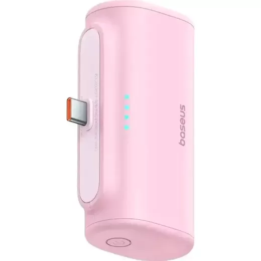 Повербанк Baseus Compact Fast Charging Power Bank Type-C Edition 5000mAh 20W Pink (P10068306413-00)