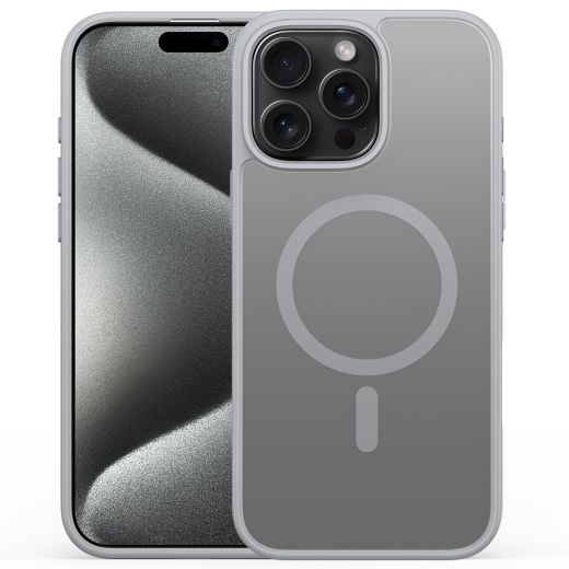 Чехол Alabay Cloud Matte Series Grey для iPhone 14 Pro Max