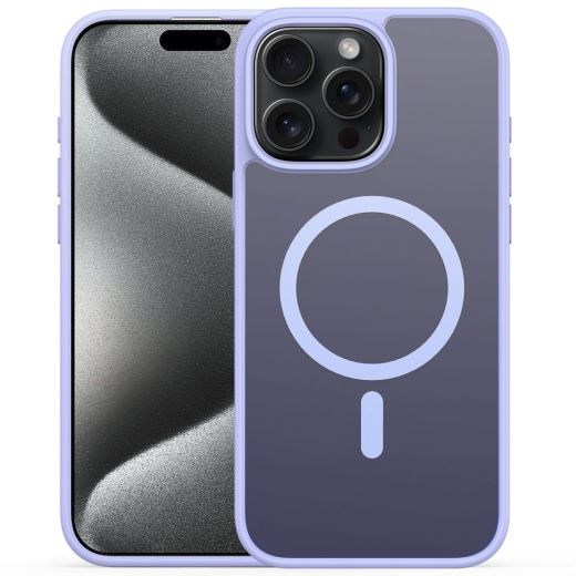 Чехол Alabay Cloud Matte Series Light Purple для iPhone 16 Pro