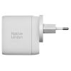 Зарядка Native Union Fast GaN Charger PD 67W 3 Ports White (FAST-PD67-WHT-2CA)