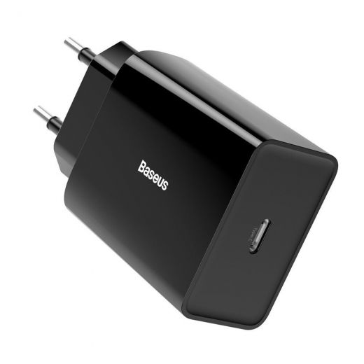 Зарядний пристрій Baseus Speed Mini PD Charger 18W (1 Type-C) Black
