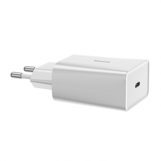 Зарядное устройство Baseus Speed Mini PD Charger 18W (1 Type-C) White