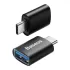 Адаптер Baseus Ingenuity Series USB-C to USB-A Black (ZJJQ000001)