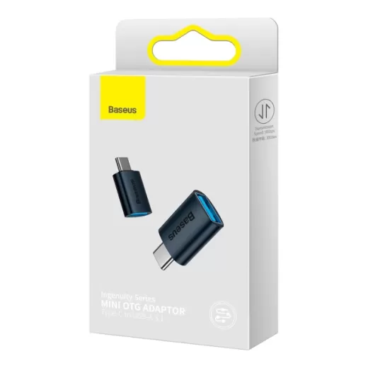 Адаптер Baseus Ingenuity OTG USB Type-C do USB-A 3.1 Blue (ZJJQ000003)