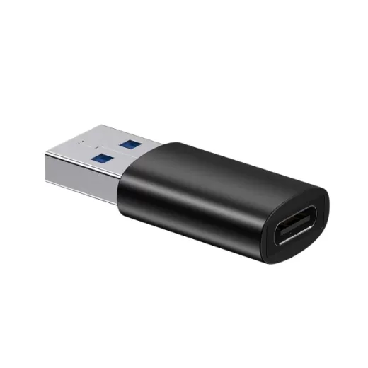 Адаптер Baseus Ingenuity Series USB-A to USB-C Black (ZJJQ000101)