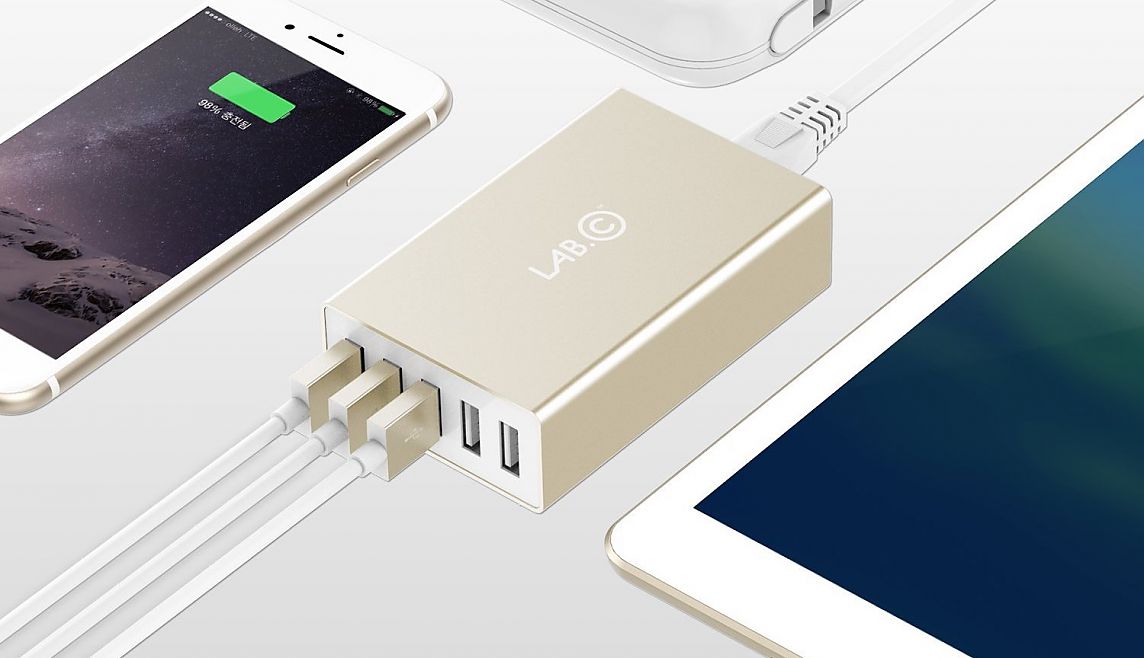 Сетевое зарядное устройство Lab.C X5 5 Port USB Wall Charger