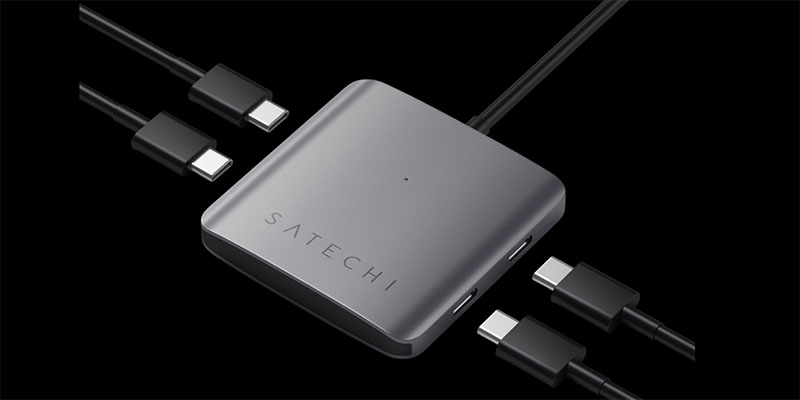 Хаб (адаптер) Satechi 4-Port USB-C Hub