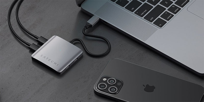 Хаб (адаптер) Satechi 4-Port USB-C Hub