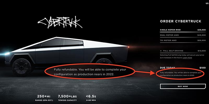 Tesla перенесла выход Cybertruck на 2022 год
